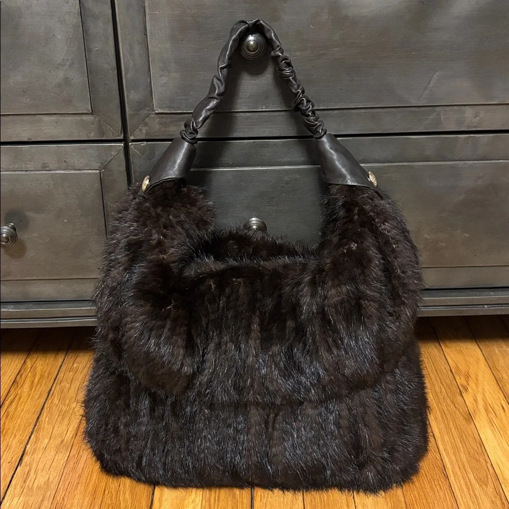 Kōkin New York Genuine fur handbag